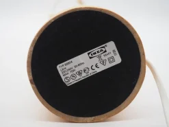 Discount Pamono Läns Table Lamp in Wood from Ikea, Sweden, 1990s