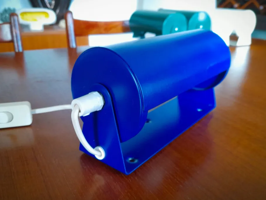 New Pamono Lod Blue Wall Lamp from Ikea, 1986