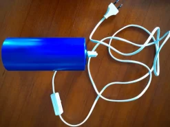 New Pamono Lod Blue Wall Lamp from Ikea, 1986