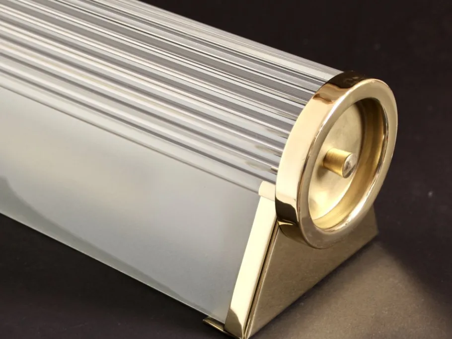 Best Pamono Long Cinema Wall Light by Henri Petitot for Atelier Henri Petitot, 1930s