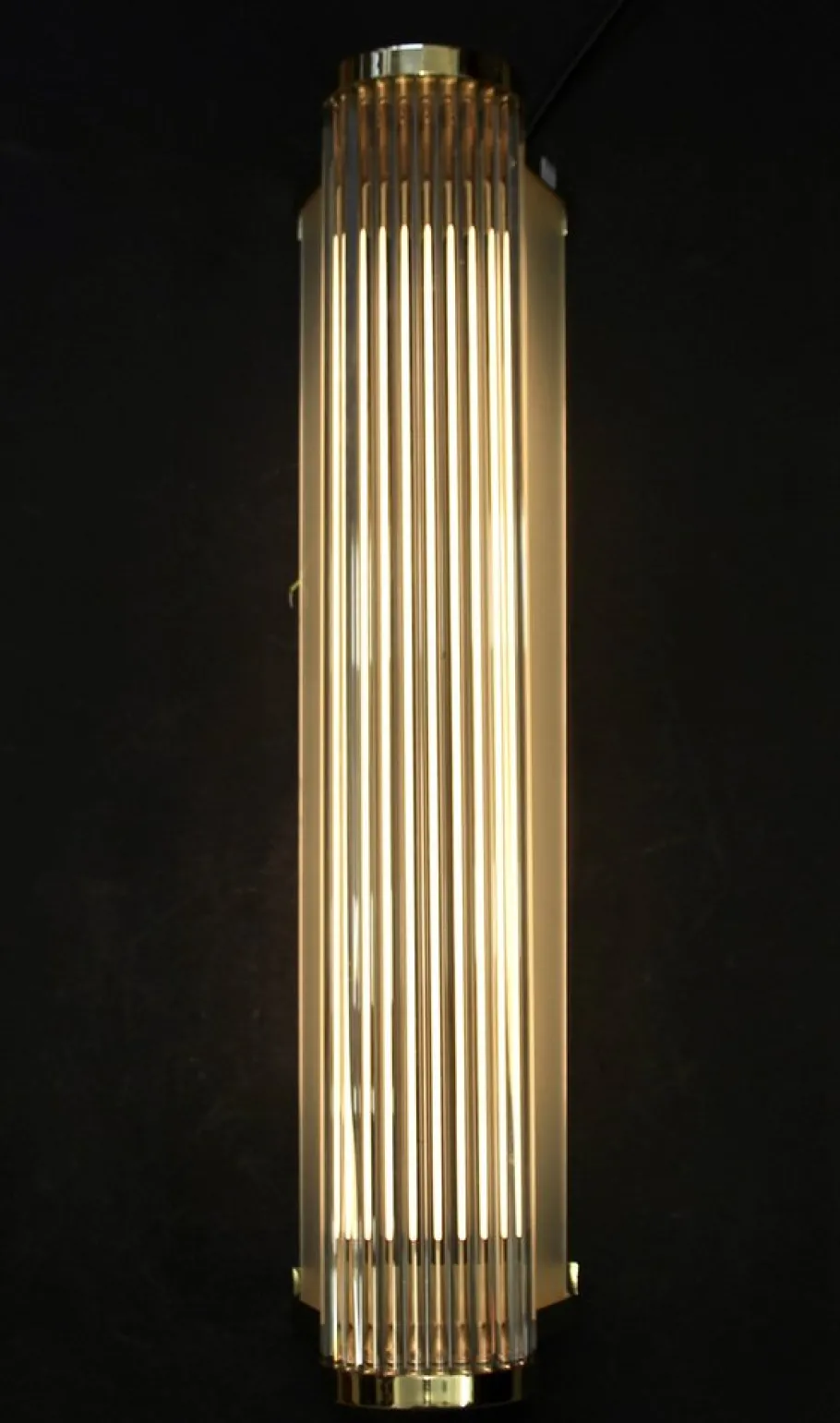 Best Pamono Long Cinema Wall Light by Henri Petitot for Atelier Henri Petitot, 1930s