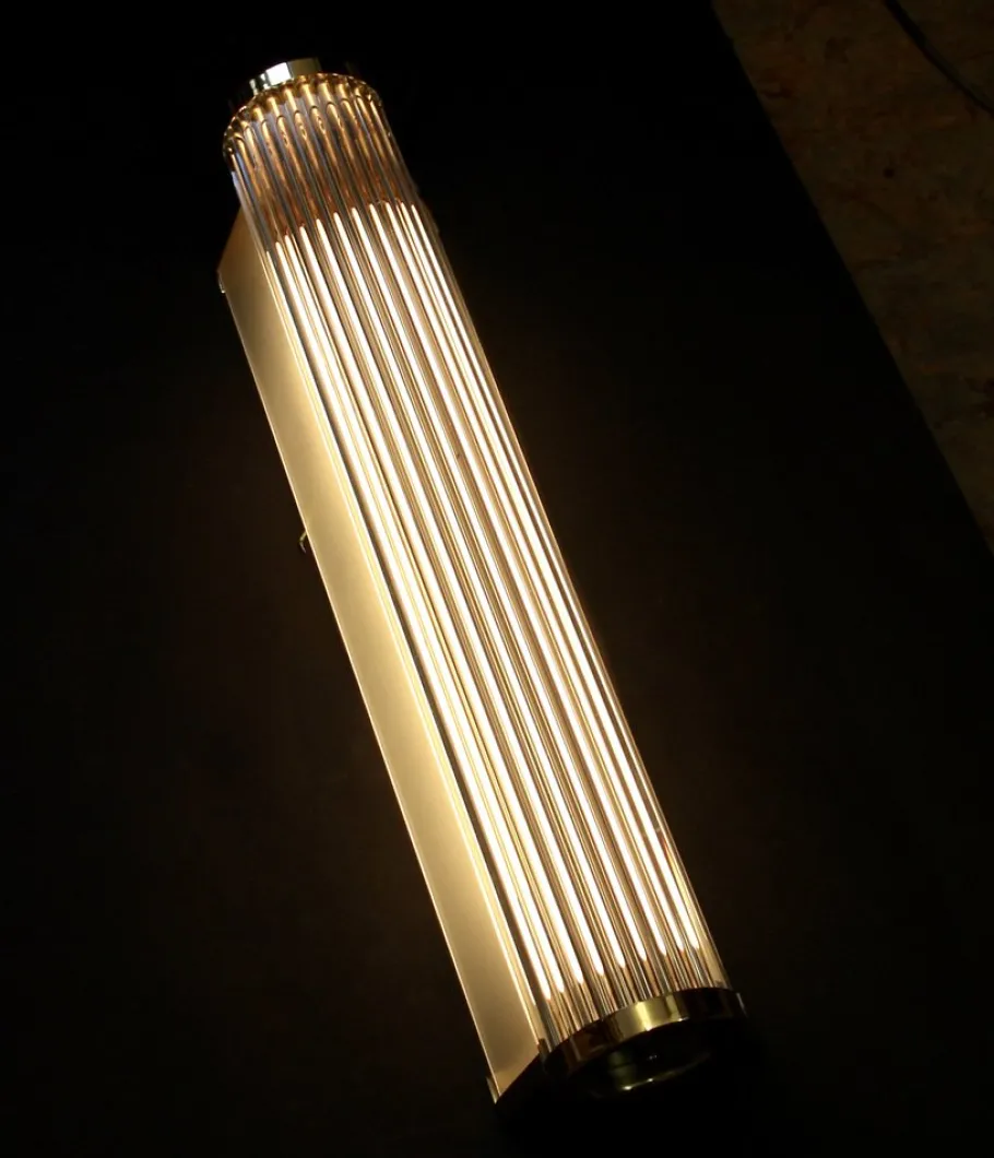 Best Pamono Long Cinema Wall Light by Henri Petitot for Atelier Henri Petitot, 1930s