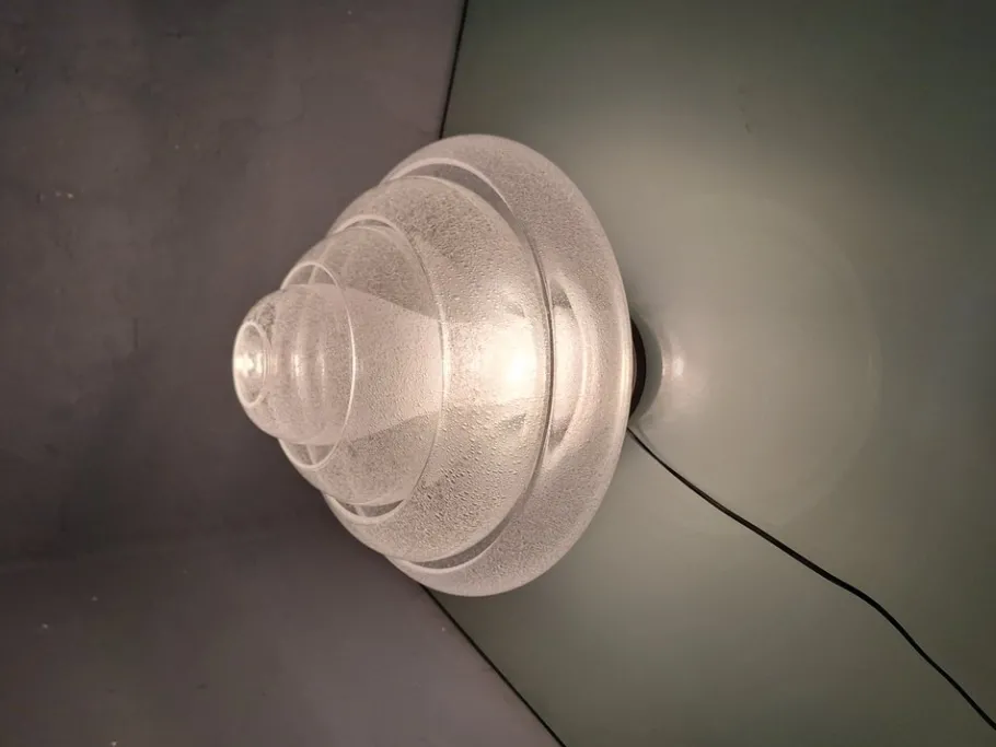 New Pamono Lotus Pullegous Table Lamp in Murano Glass by Carlo Nason for Mazzega, 1980s