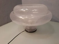 New Pamono Lotus Pullegous Table Lamp in Murano Glass by Carlo Nason for Mazzega, 1980s
