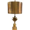 Best Pamono Lotus Table Lamp in Bronze from Maison Charles, 1970