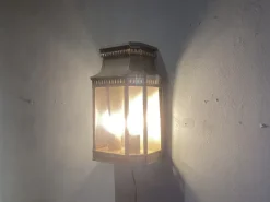 Clearance Pamono Louis Philipe II Garden Wall Lamp from Roger Pladier