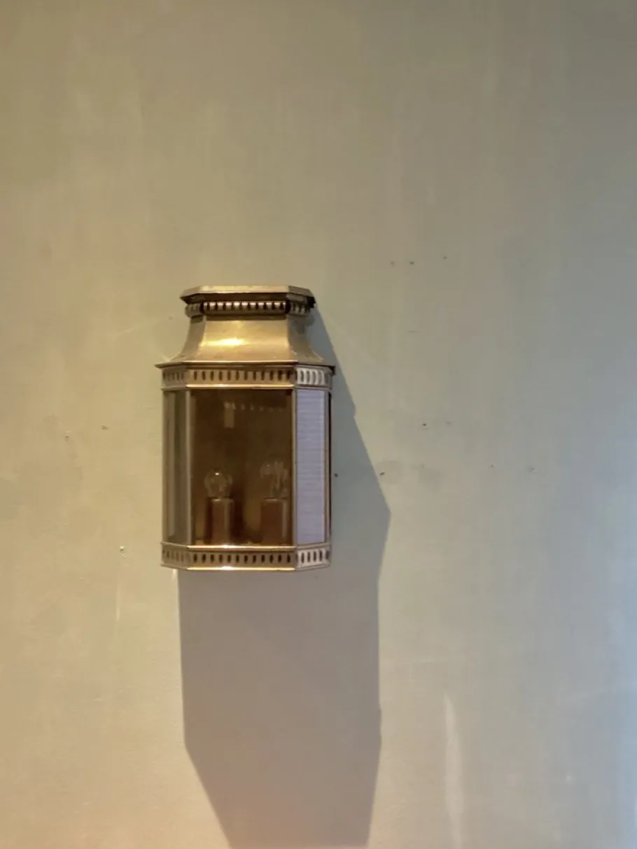Clearance Pamono Louis Philipe II Garden Wall Lamp from Roger Pladier