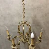New Pamono Louis XV Style Bronze Chandelier, 1950s