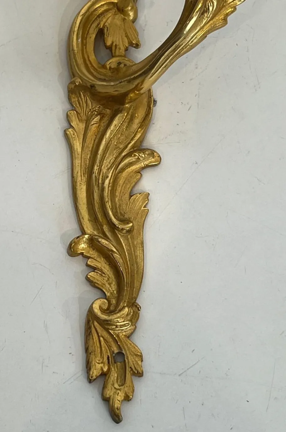 Best Pamono Louis XV Style Gilt Bronze Wall Lights, Set of 2