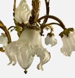 Clearance Pamono Louis Xvi Style Bronze Chandelier