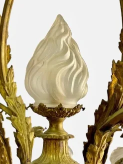 Clearance Pamono Louis Xvi Style Bronze Chandelier