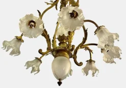 Clearance Pamono Louis Xvi Style Bronze Chandelier