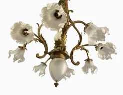 Clearance Pamono Louis Xvi Style Bronze Chandelier