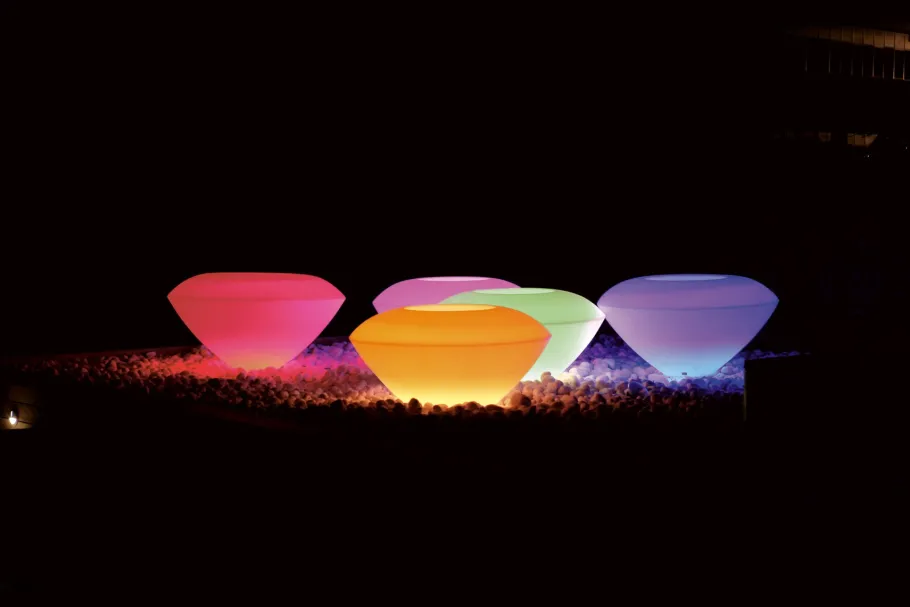 Outlet Pamono Low Density Polyethylene Trotty Garden Light with RGB Light Kit by Giorgio Tesi for VGnewtrend