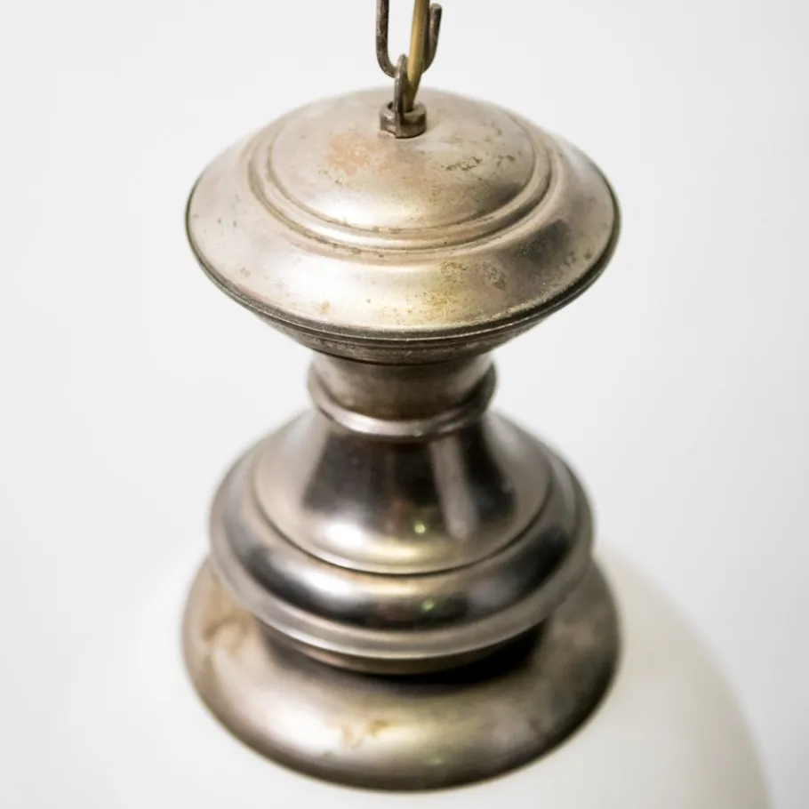 New Pamono LS1 Lamp with Clear Glass Sphere attributed to Luigi Caccia Dominioni for Azucena, 1960s