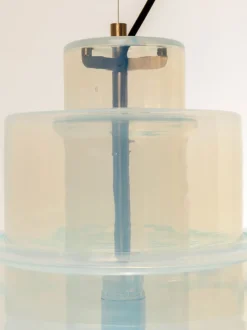 New Pamono LS-120 Pendant Lamp by Carlo Nason from Mazzega, 1970s