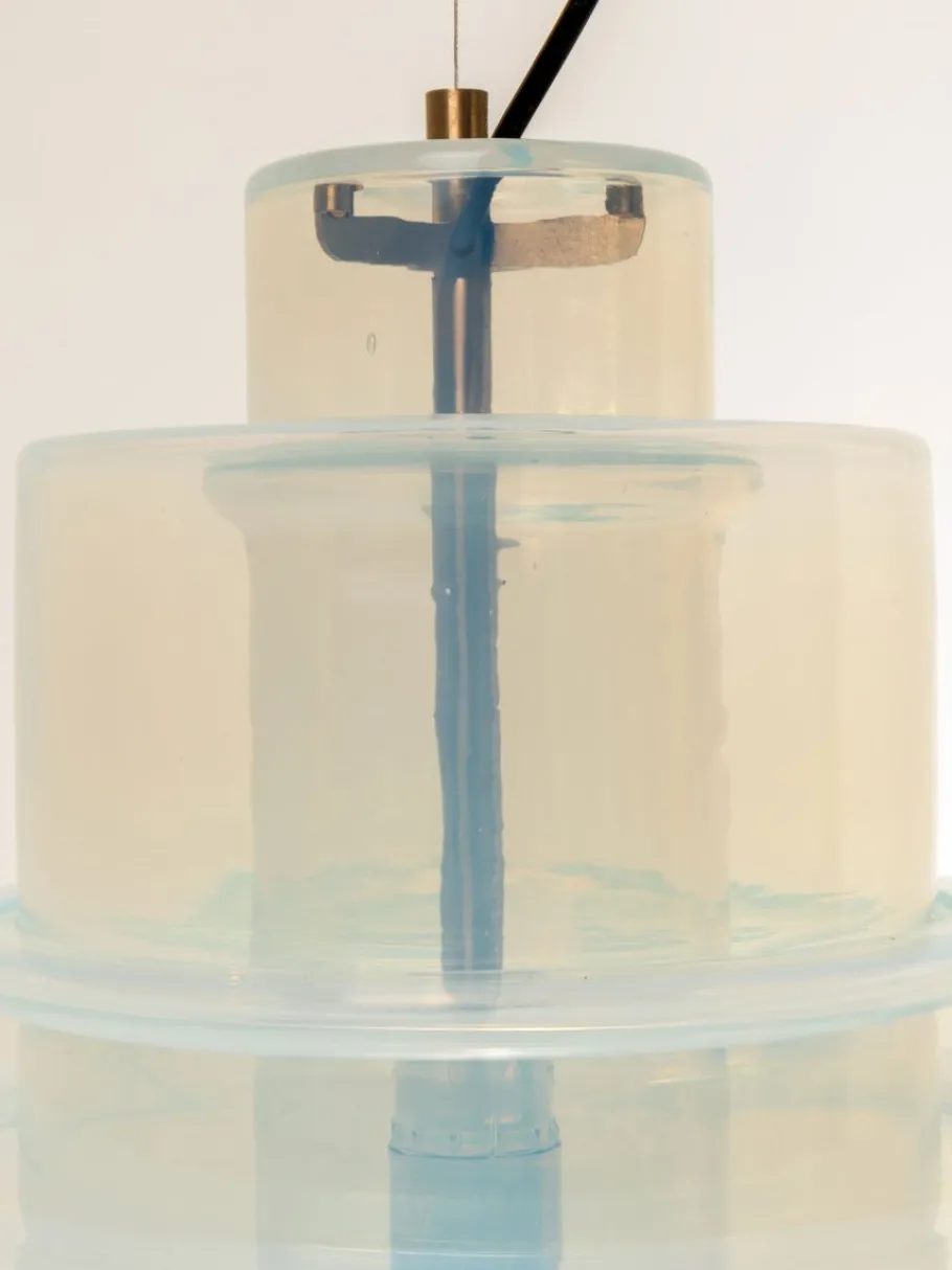 New Pamono LS-120 Pendant Lamp by Carlo Nason from Mazzega, 1970s