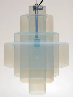 New Pamono LS-120 Pendant Lamp by Carlo Nason from Mazzega, 1970s