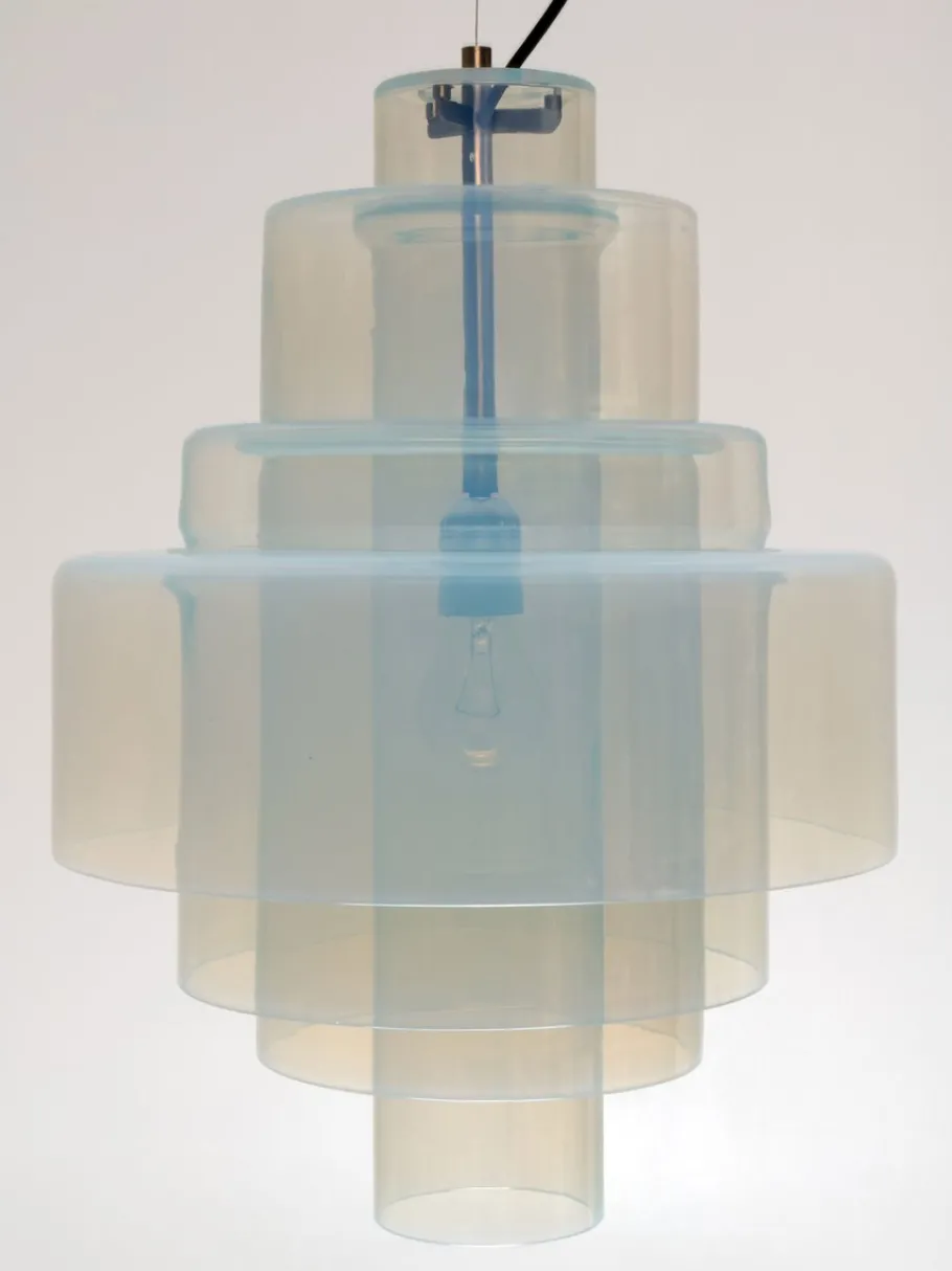New Pamono LS-120 Pendant Lamp by Carlo Nason from Mazzega, 1970s