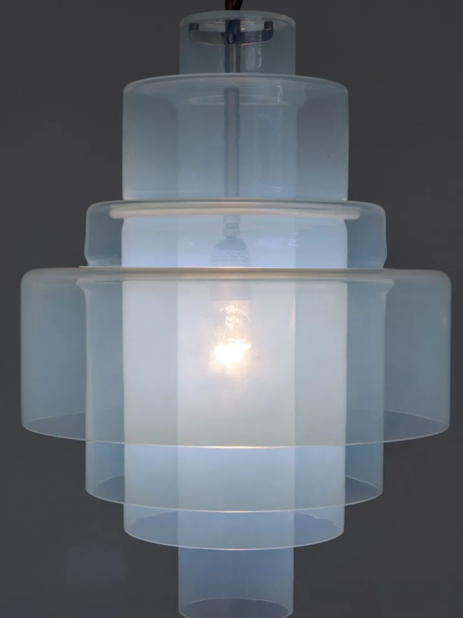New Pamono LS-120 Pendant Lamp by Carlo Nason from Mazzega, 1970s