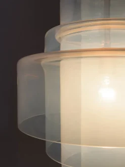 New Pamono LS-120 Pendant Lamp by Carlo Nason from Mazzega, 1970s