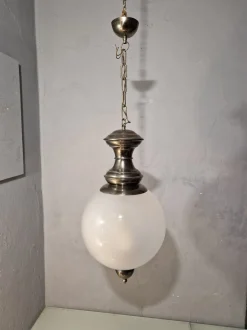 Discount Pamono Ls1 Pendant Lamp with Clear Glass Sphere by Luigi Caccia Dominioni for Azucena, 1960s