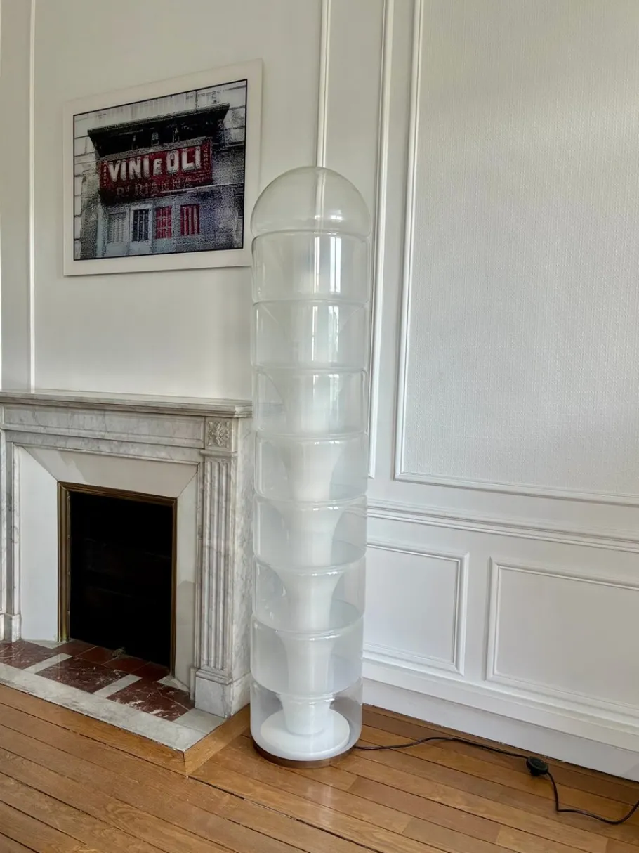 Discount Pamono LT316 Sfumato Floor Lamp by Carlo Nason for Mazzega, 1969