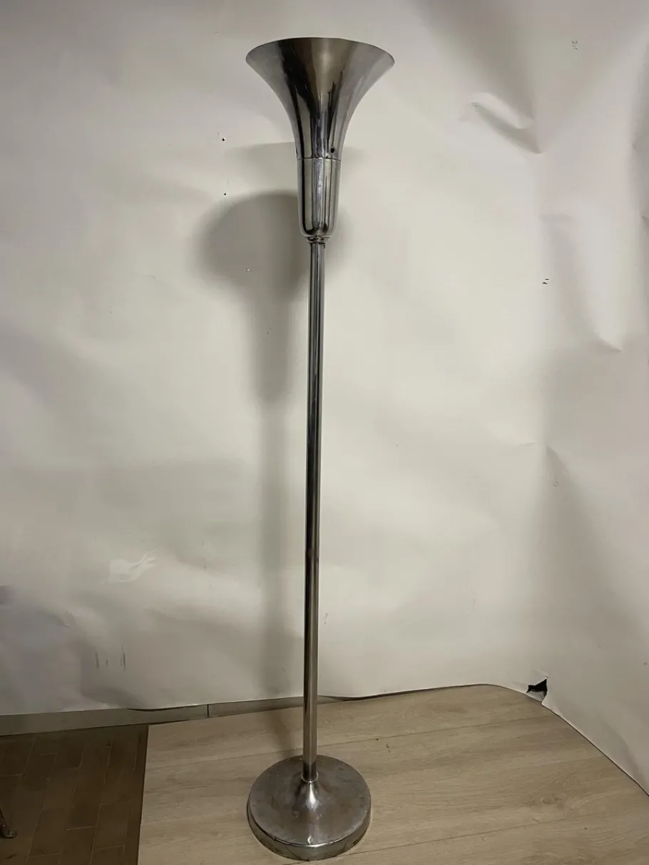 Outlet Pamono Luminator Lamp in Chrome by Pietro Chiesa, 1940s