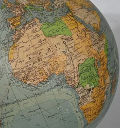 Hot Pamono Luminous Glass Terrestrial Globe from Perrina, 1960s