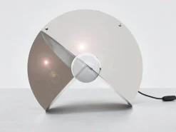 Discount Pamono Luna Kinetic Lamp in Mirrored Metal by Rinaldo Cutini for New Lamp, Italy 1963