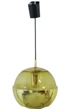 New Pamono Magic Eye Hanging Lamp in Glass from Peill & Putzler
