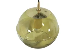 New Pamono Magic Eye Hanging Lamp in Glass from Peill & Putzler