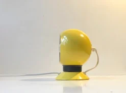 Clearance Pamono Magnetic Yellow Enamel Ball Wall Lamp from ABO, 1960s