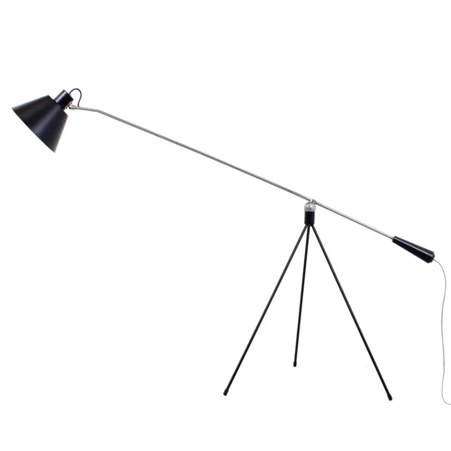 Clearance Pamono Magneto Grasshopper Floor Lamp by H. Fillekes for Artiforte, 1950s