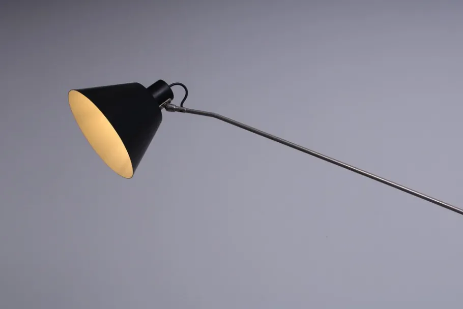 Clearance Pamono Magneto Grasshopper Floor Lamp by H. Fillekes for Artiforte, 1950s