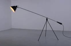 Clearance Pamono Magneto Grasshopper Floor Lamp by H. Fillekes for Artiforte, 1950s
