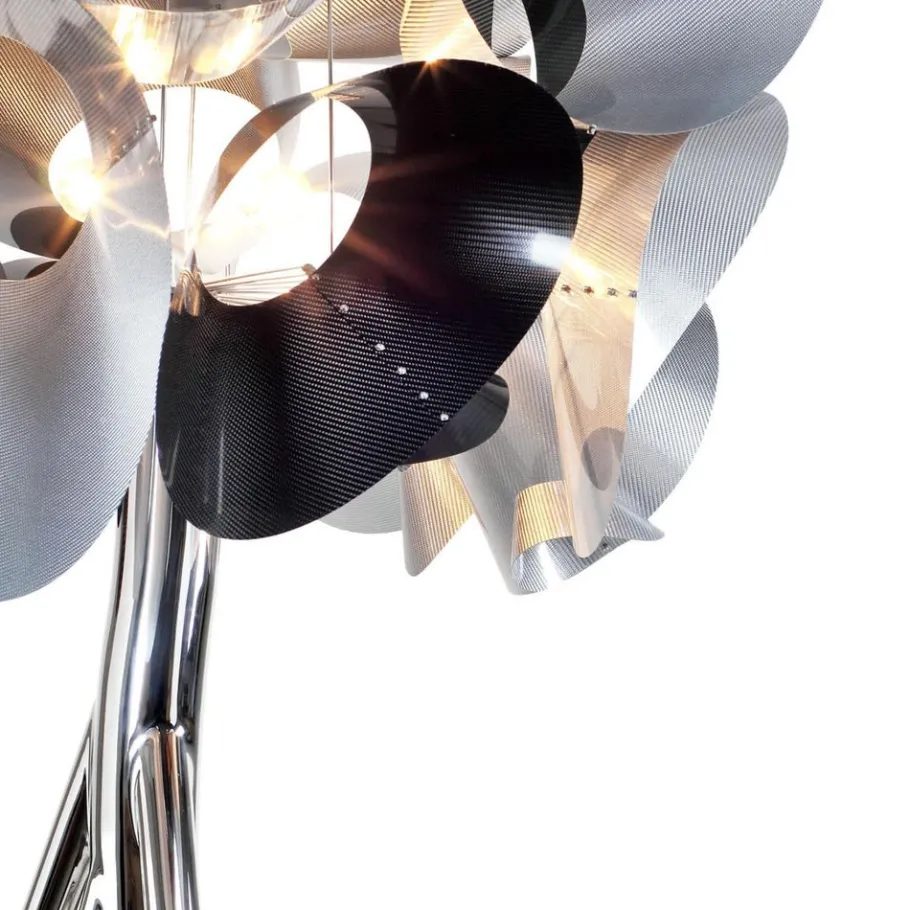 Sale Pamono Mangrovia Em Floor Lamp in Stainless Steel and Aluminum by Barberini & Gunnell