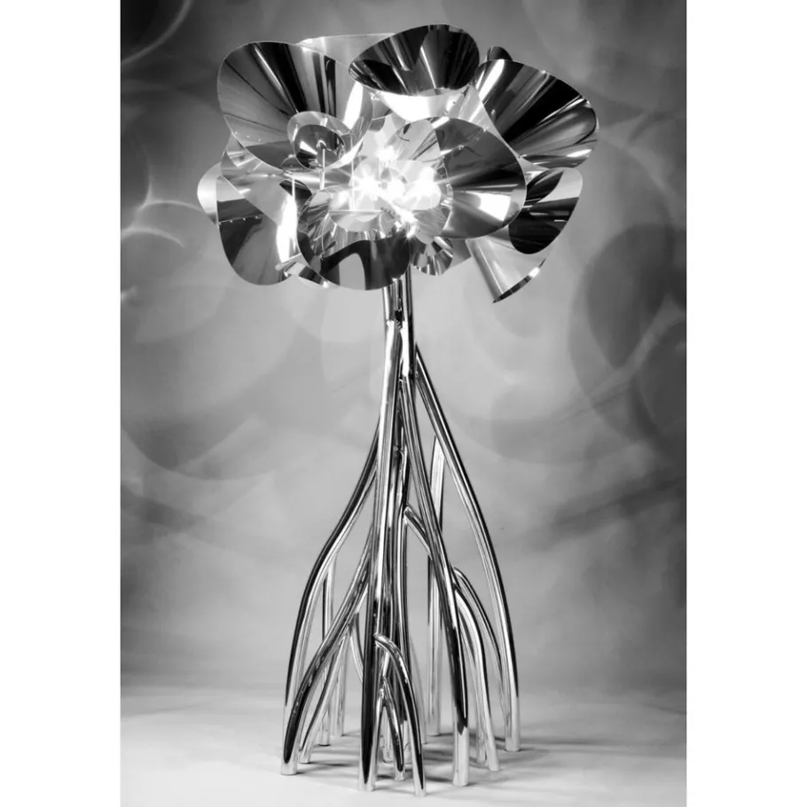 Sale Pamono Mangrovia Em Floor Lamp in Stainless Steel and Aluminum by Barberini & Gunnell