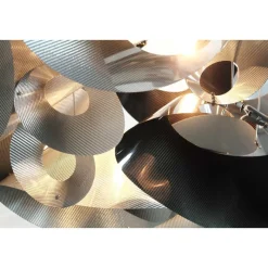 New Pamono Mangrovia EM Floor Lamp in Stainless Steel and Aluminum by Barberini & Gunnell