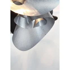 New Pamono Mangrovia EM Floor Lamp in Stainless Steel and Aluminum by Barberini & Gunnell