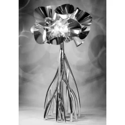 New Pamono Mangrovia EM Floor Lamp in Stainless Steel and Aluminum by Barberini & Gunnell