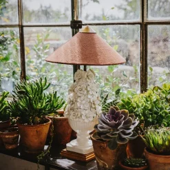 Hot Pamono Manises Flora Blanco Lamp by Can Betelgeuse Studio