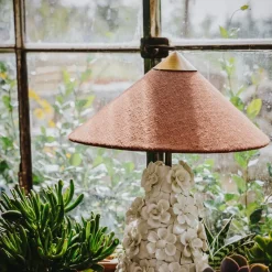 Hot Pamono Manises Flora Blanco Lamp by Can Betelgeuse Studio