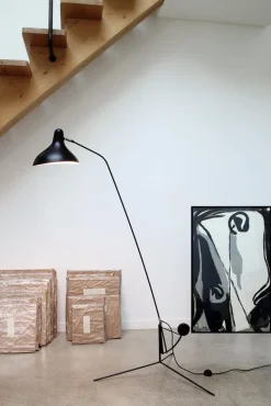 Pamono Mantis Bs1 Large Floor Lamp by Bernard Schottlander
