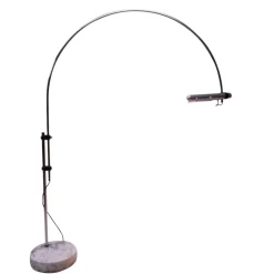 Pamono Marble Floor Lamp by Rico & Rosmarie Baltensweiler for Belux, 1970s