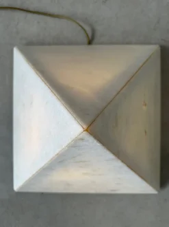 Outlet Pamono Marble Pyramid Table Lamp