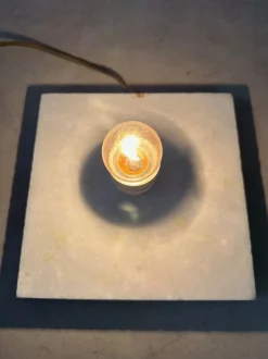 Outlet Pamono Marble Pyramid Table Lamp