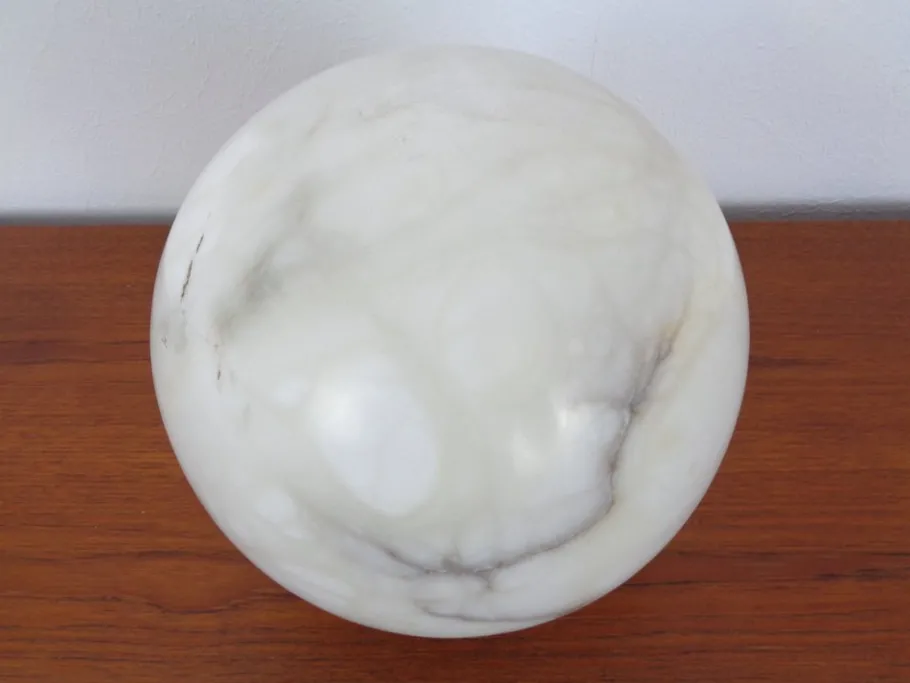 Hot Pamono Marble Table Ball Lamp, 1960s