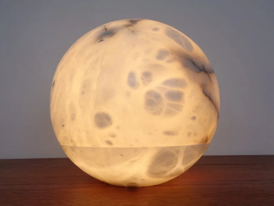 Hot Pamono Marble Table Ball Lamp, 1960s