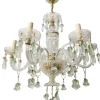 Clearance Pamono Maria Teresa Chandelier in Green Murano, 1950s